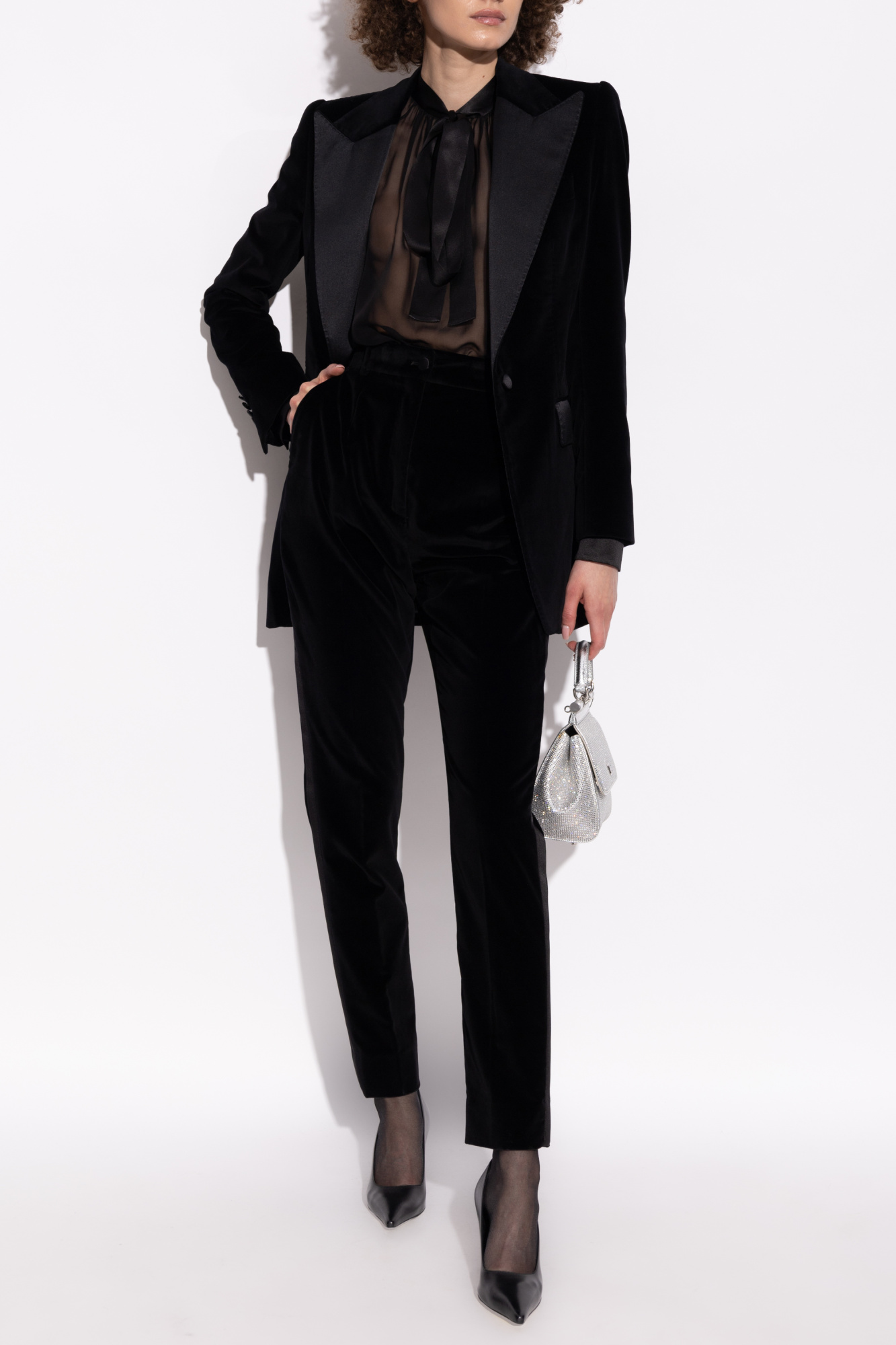 Dolce & Gabbana Velvet pants with side stripes | Women's Dolce & Gabbana Velvet pants with side stripes | Women's